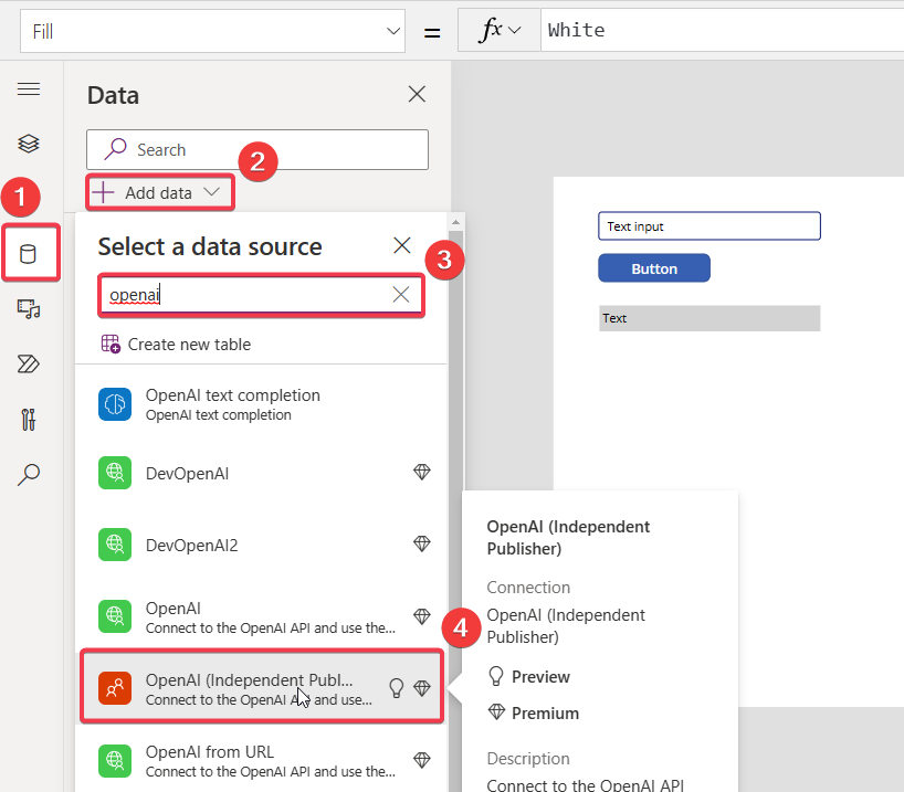 Add the connector to your app